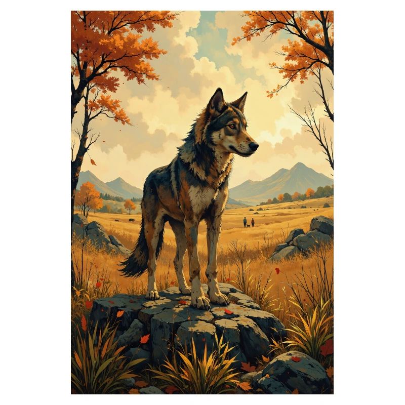 Das Bild des Wolfes