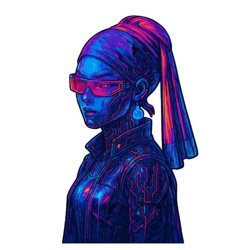 Cyberpunk avec perle