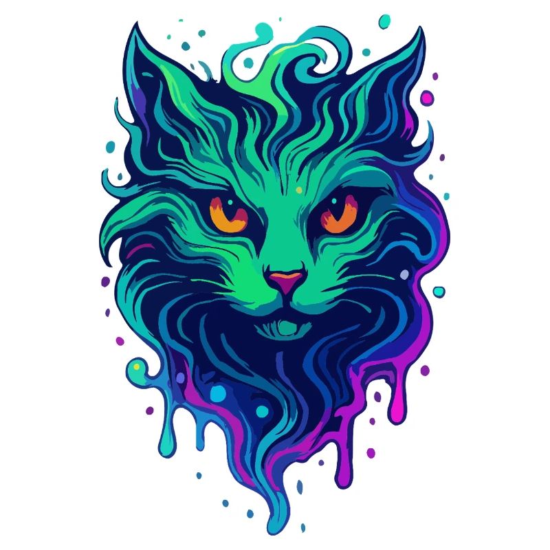 Neon Cat