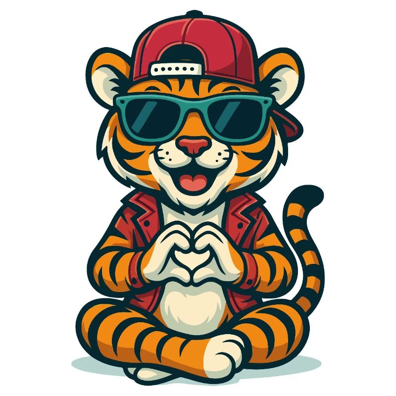 Chill Heart Tiger