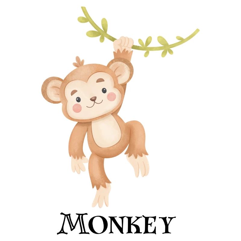 🐵 Bleib locker – mit unserem Affen-Design!