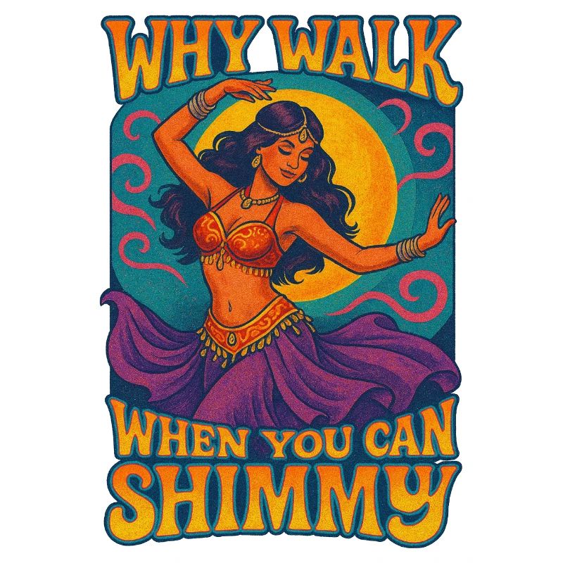 Affiche de motivation pour danseuse orientale