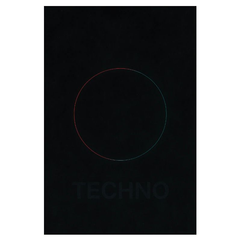 Techno in neon light