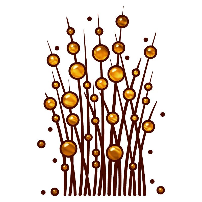 Goldene Ballon-Design