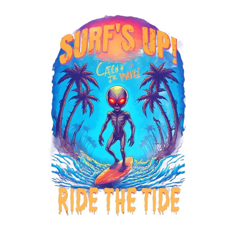 Außerirdischer Surfer
