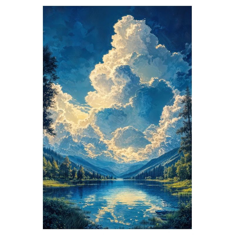Illustration einer Naturlandschaft
