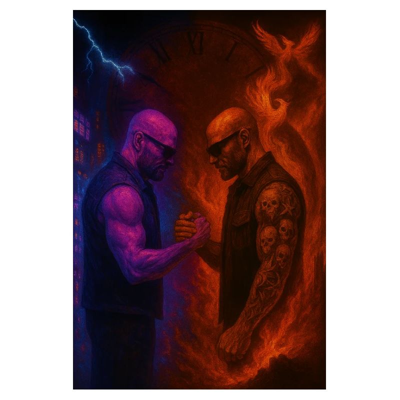 Feuer gegen Eis Duell der Elemente