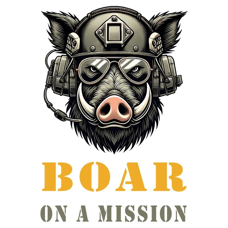 Wild boar on a mission