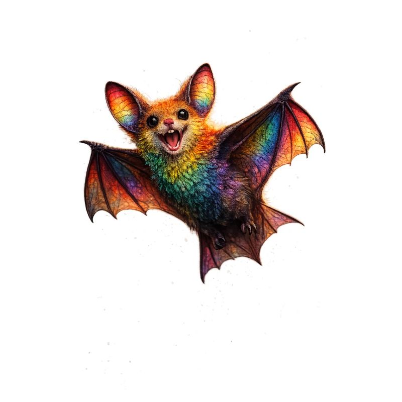 Regenbogenfledermaus Nachtwesen