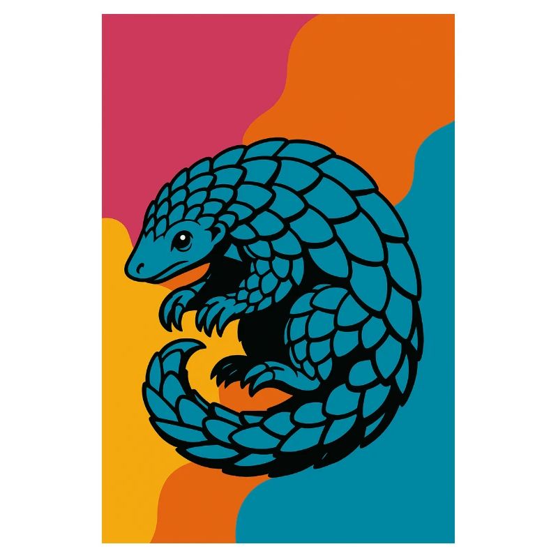Pangolin Pop Art