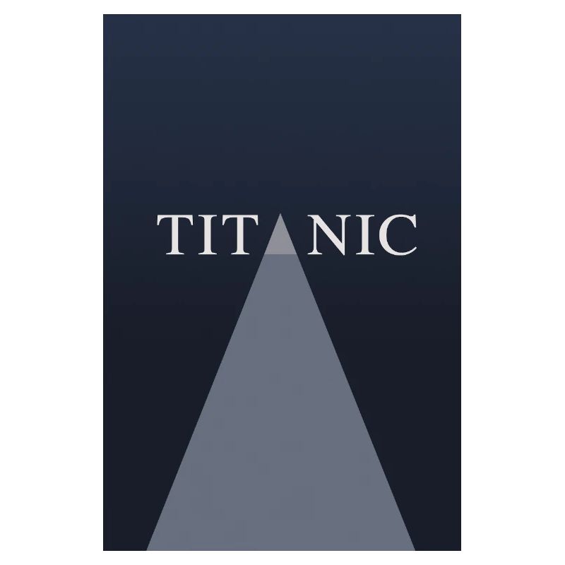 TITANIC Minimal Concept Poster