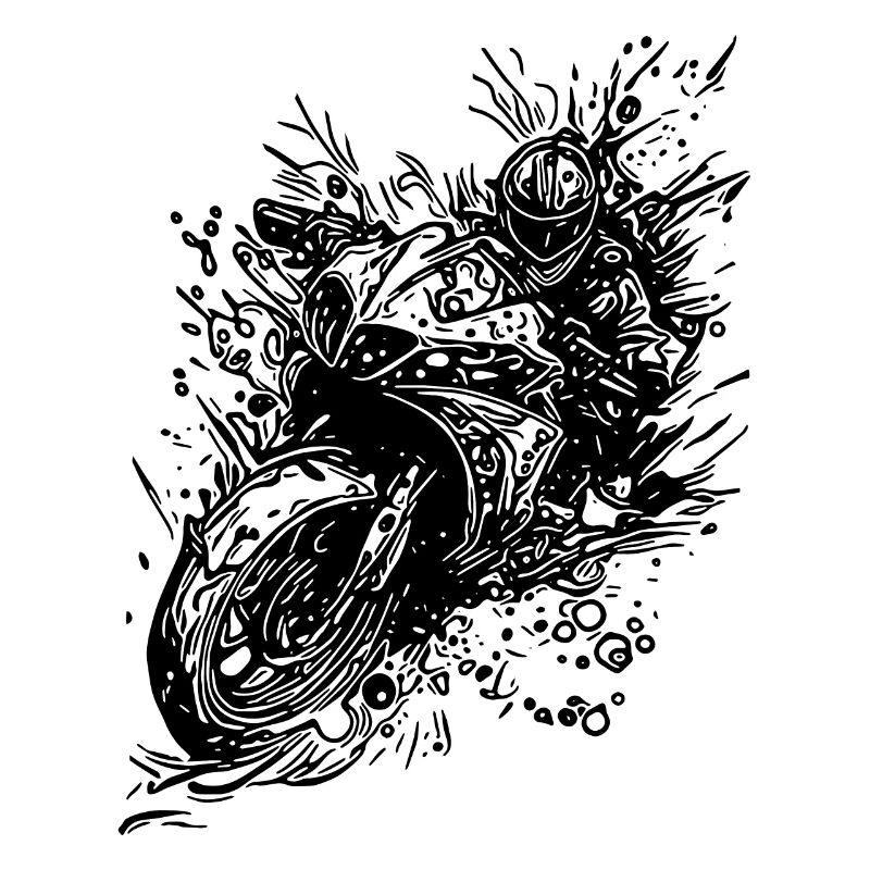 Piste de course de style Rain Splash