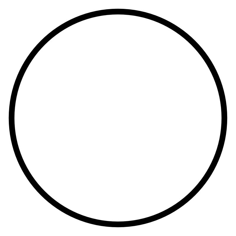 Mathematik Symbol - Kreis