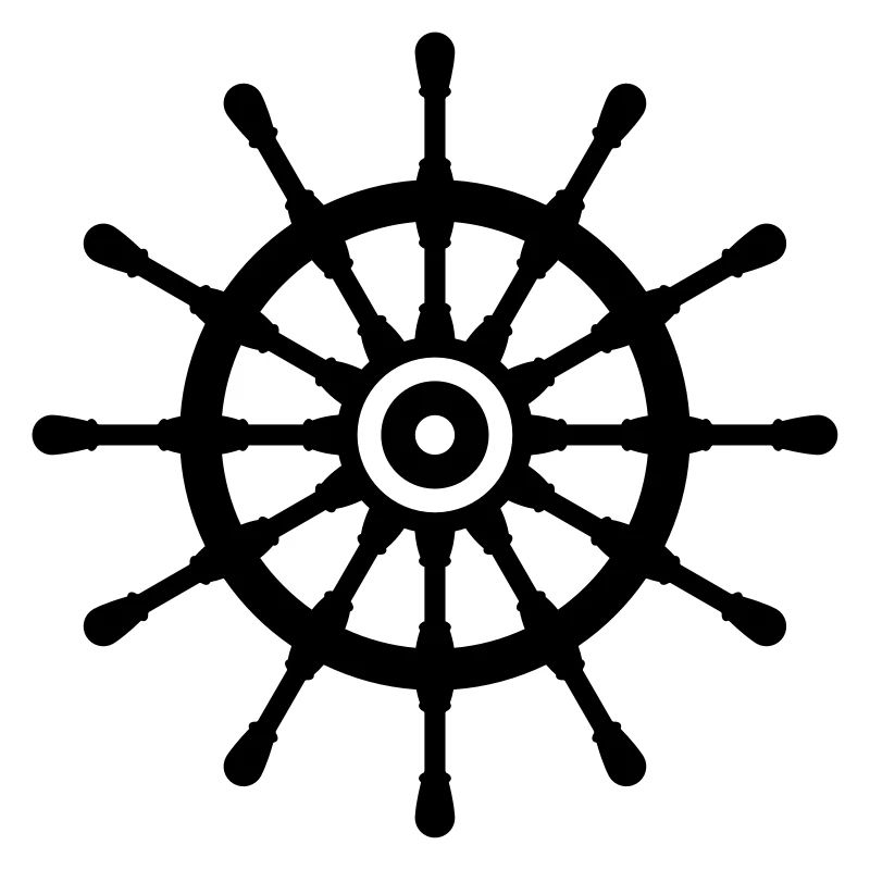 Ship Steering Wheel
