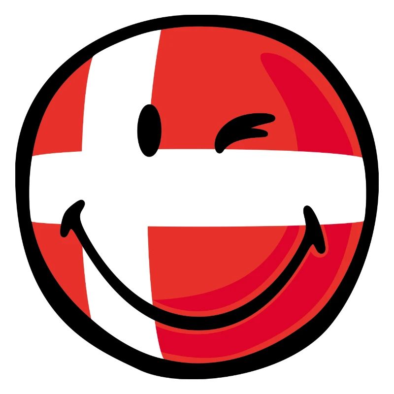 Smiley Flag Denmark