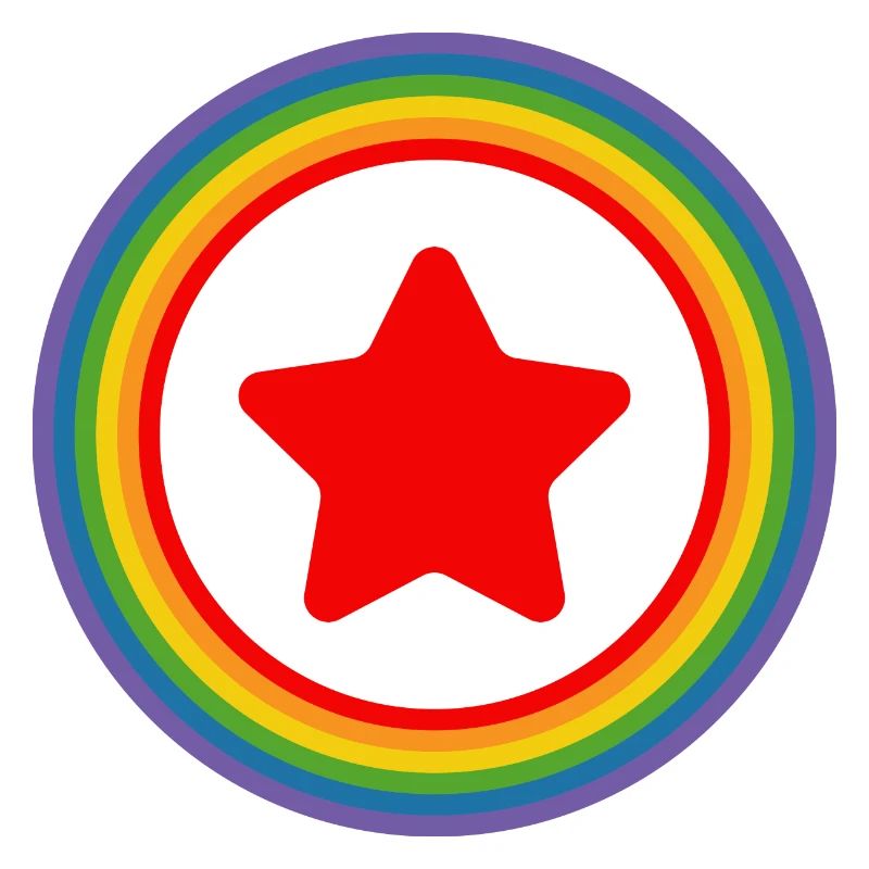 Regenbogen round stern
