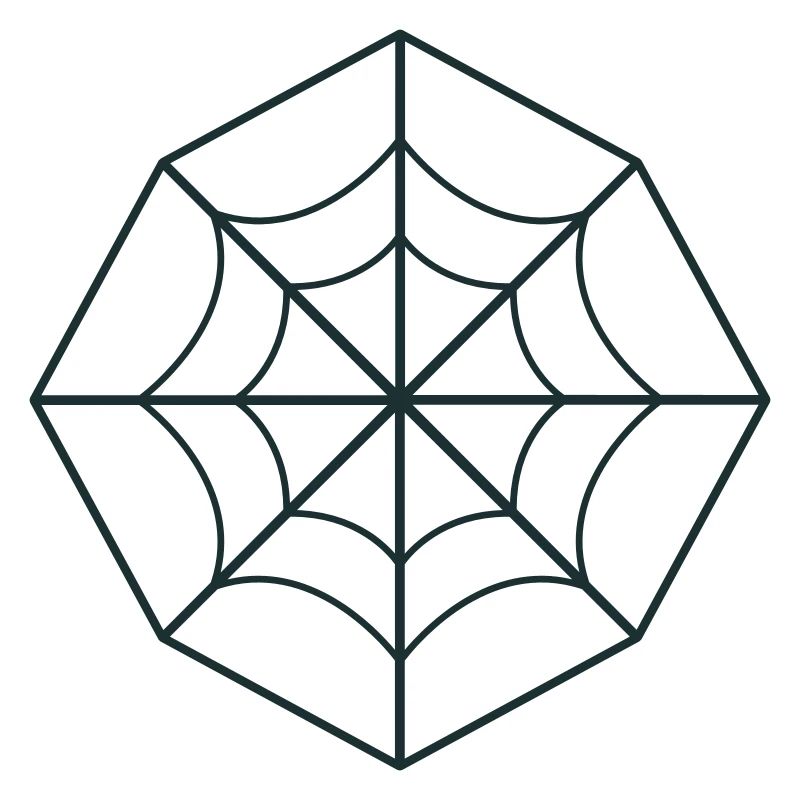 irregular spider web