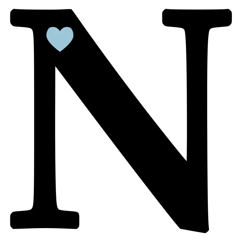 Buchstabe N Anfangsbuchstabe