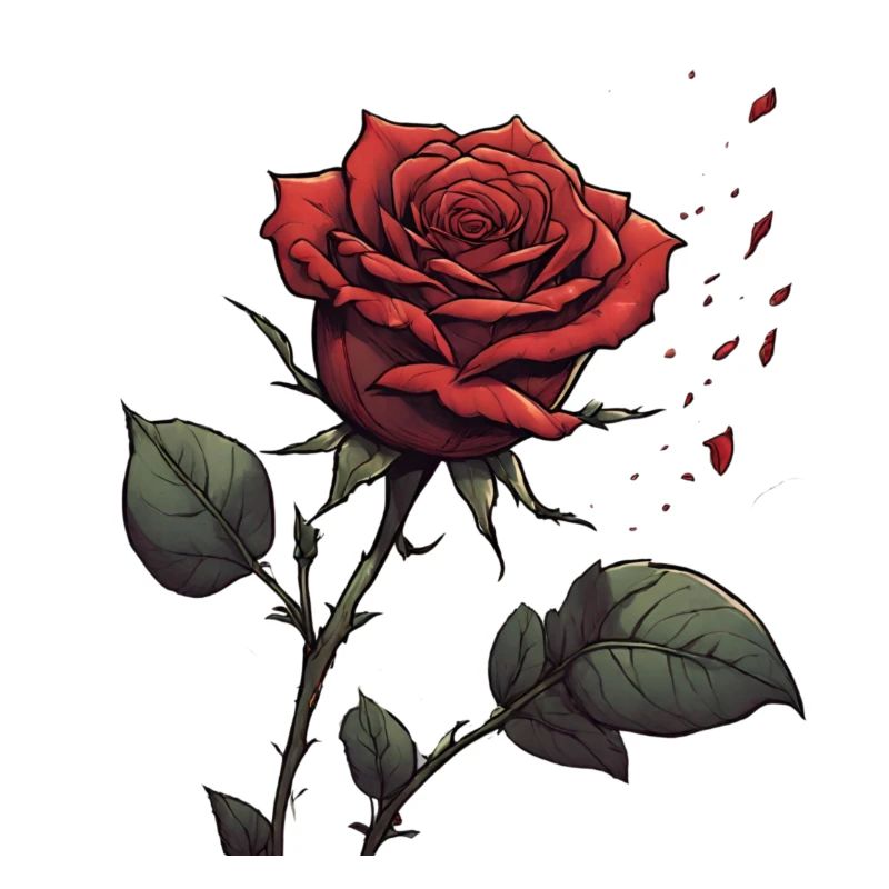 Le signe de l’amour éternel - la rose rouge