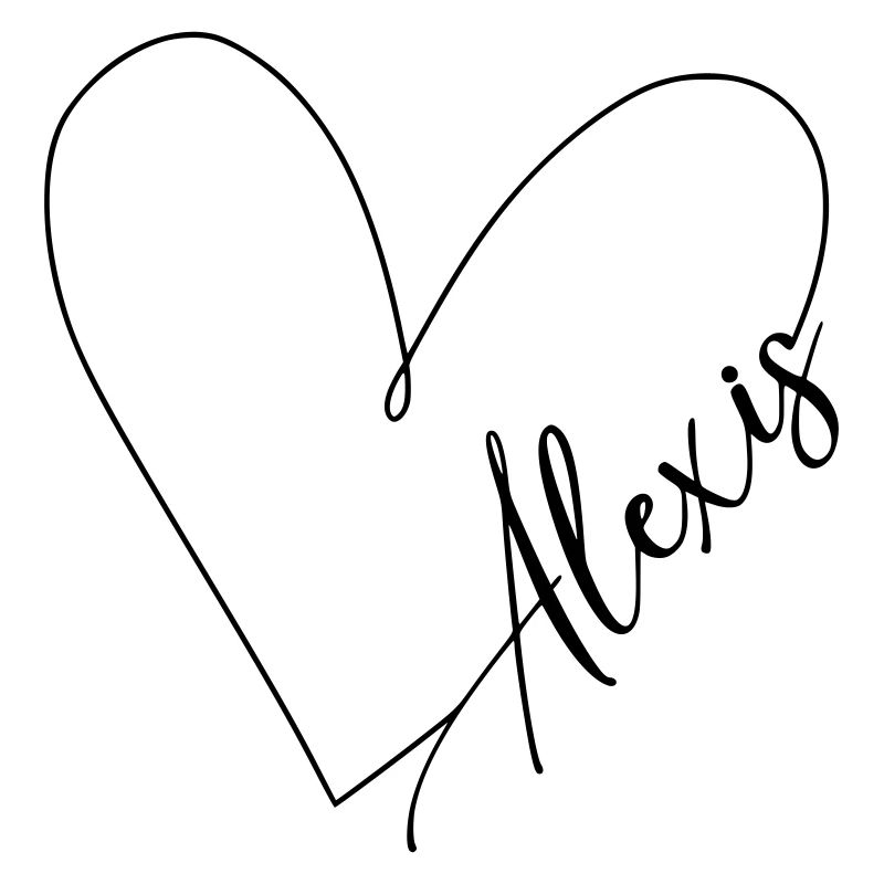 Alexis Name Heart Line