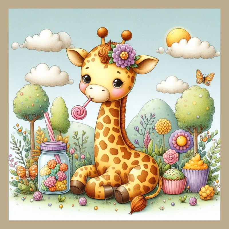 Giraffe Snacking