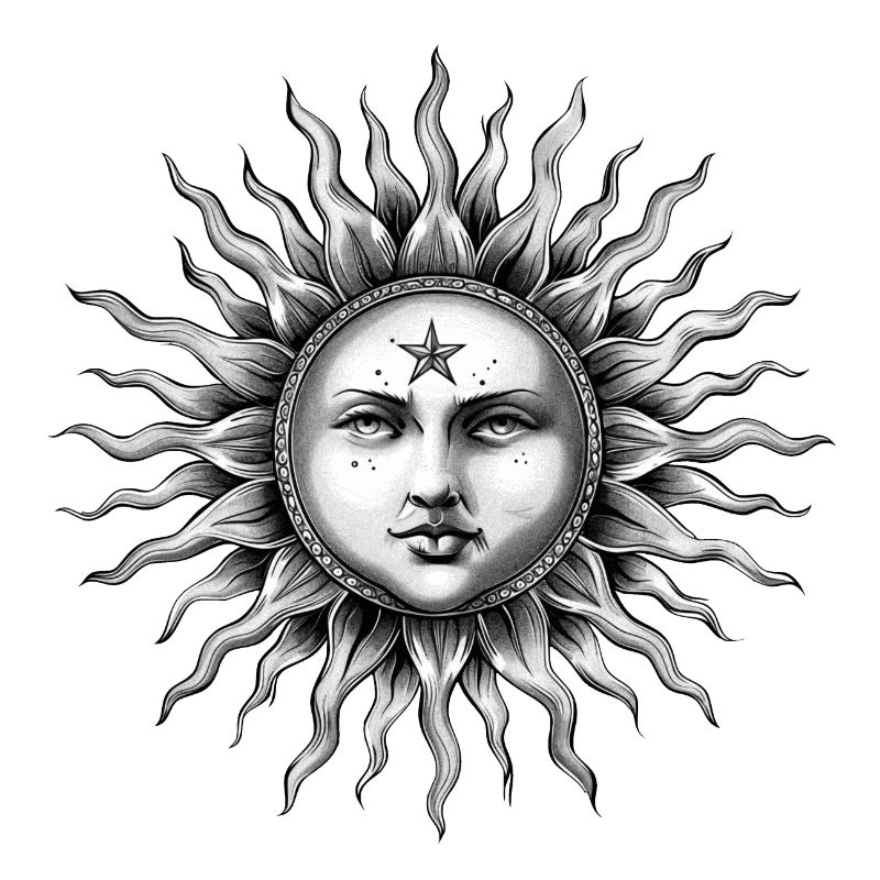 Sonne retro