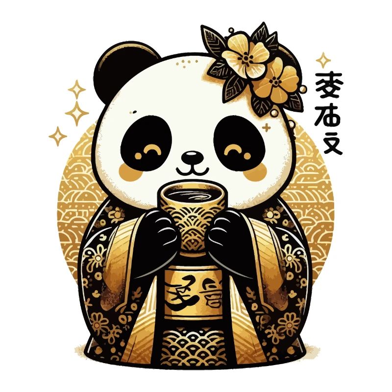 Mignon Panda thé boisson