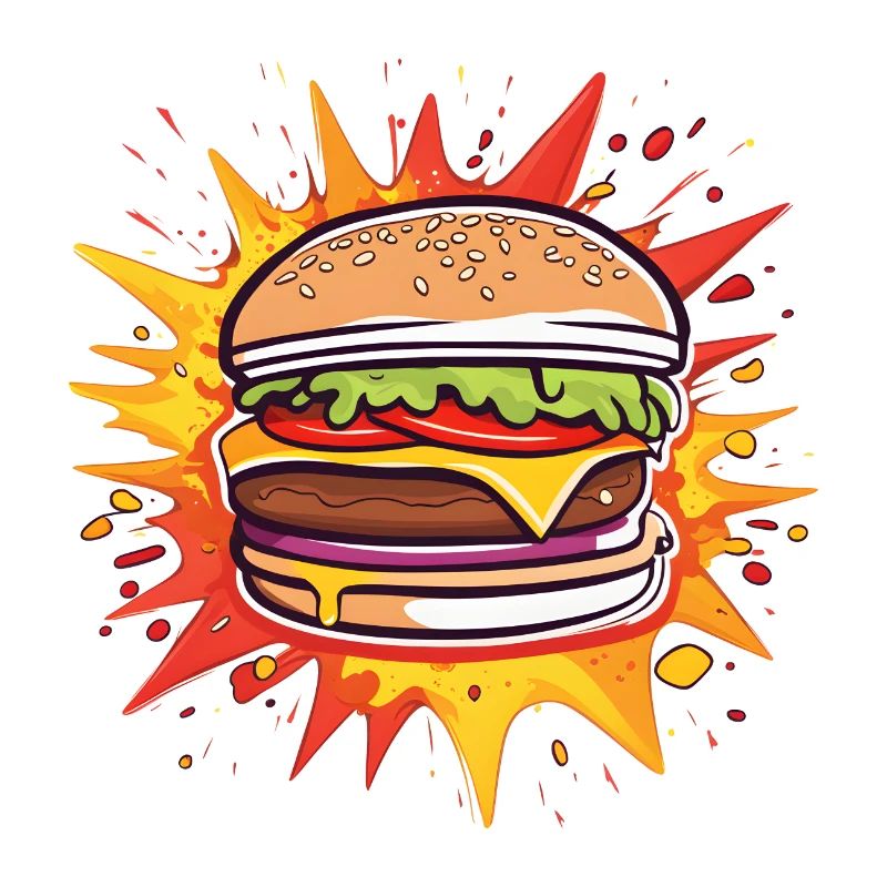 Burger plein de saveur