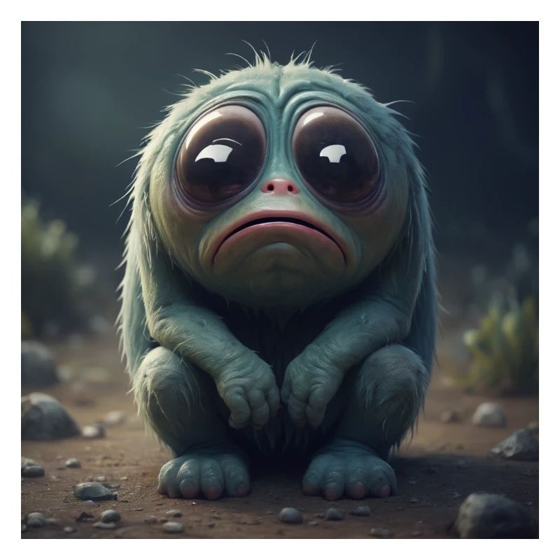 Sad creature