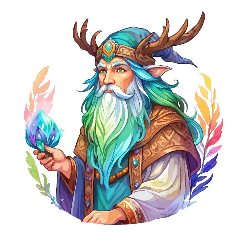 Druide Wasserfarben