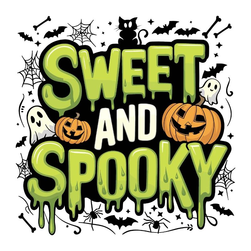 Doux et effrayant Doux dicton d’Halloween