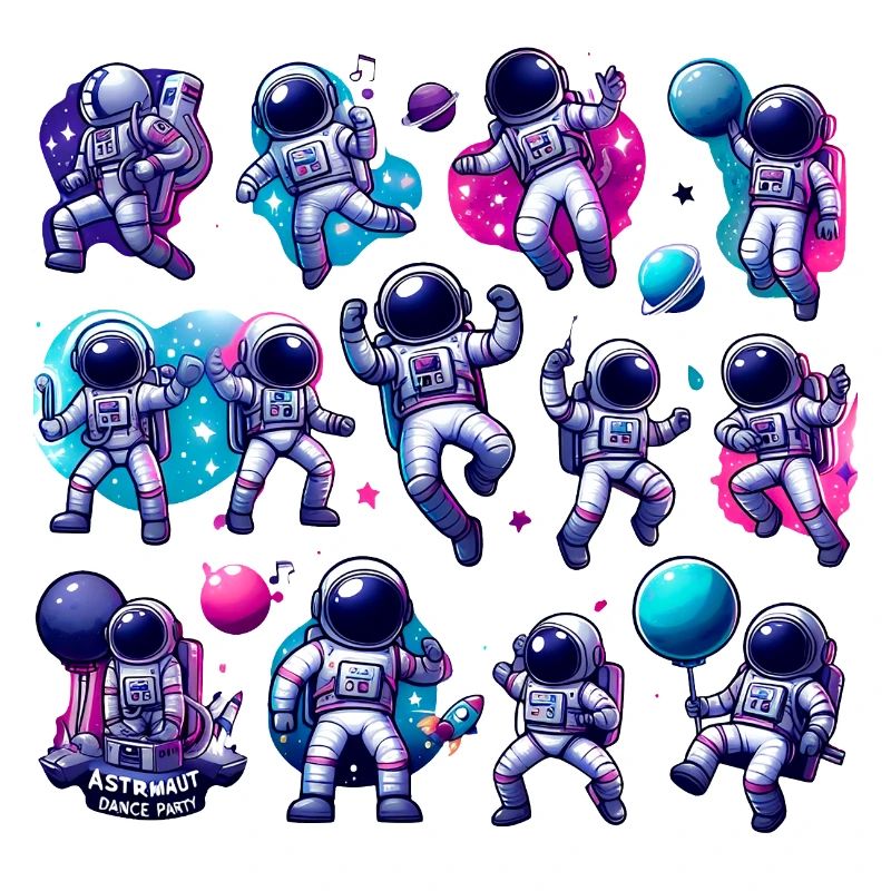Astronaut and Planet
