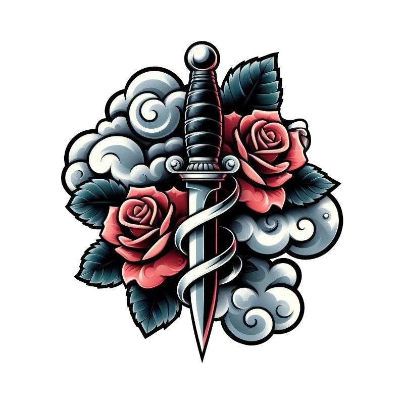 Rose und Dolch