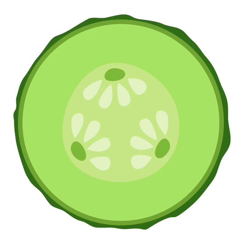 Tranche de concombre