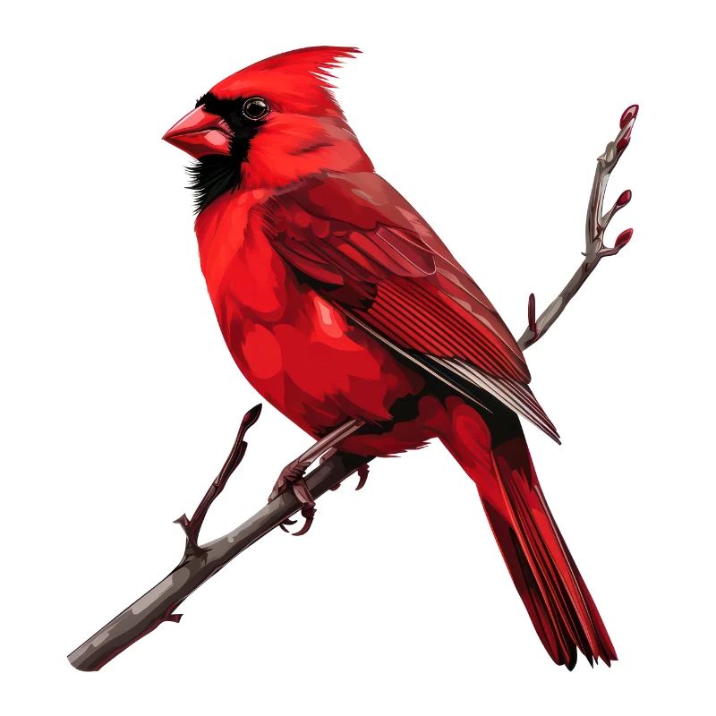 Red Cardinal Vogel