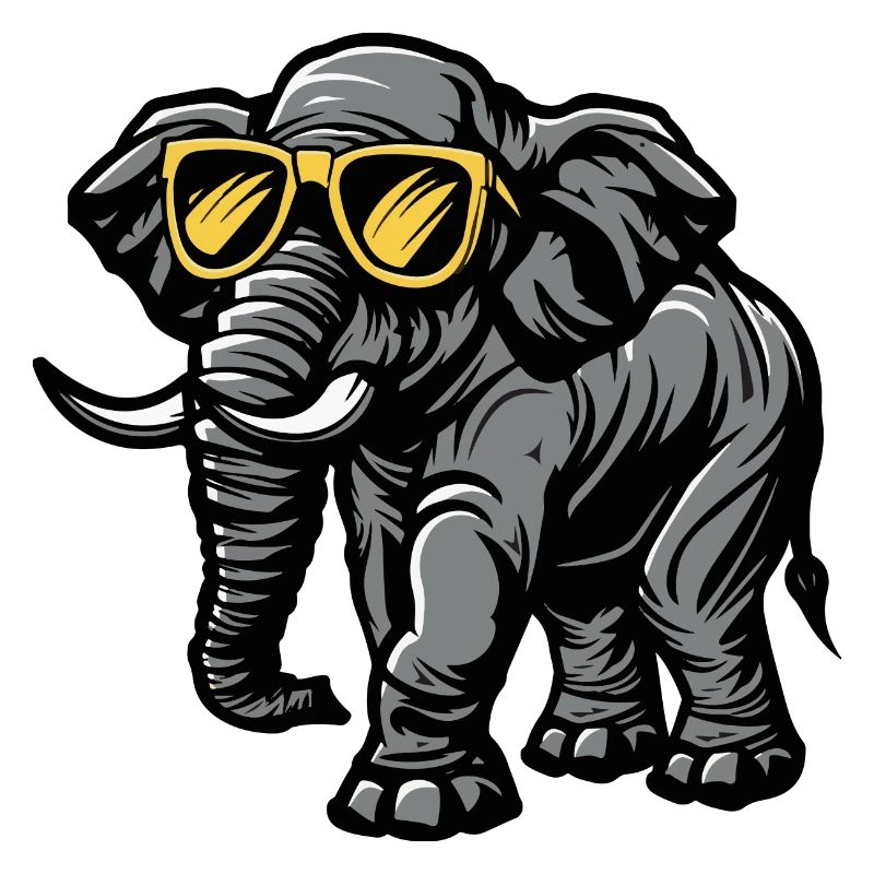 Elefant Comic Cool