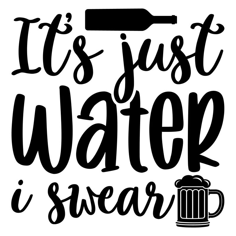 It's just water i sweat drink beer