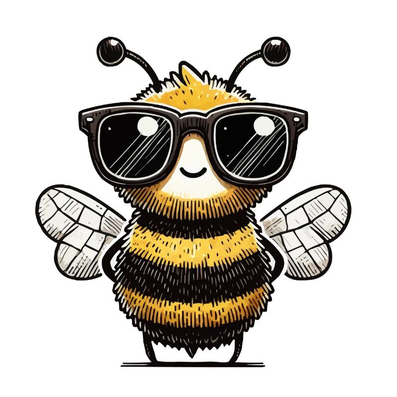 Bee Comic Sunglasses