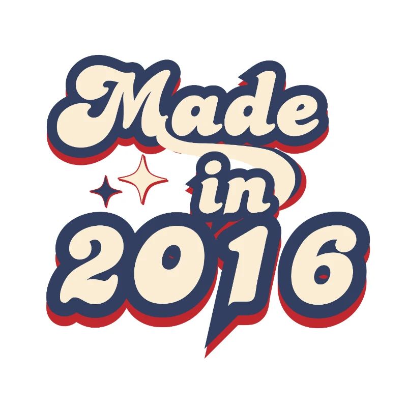 Made in 2016 retro