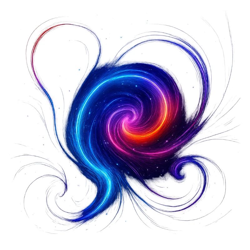 Cosmic Flow – eine Sammlung von lebendigen, galaktischen