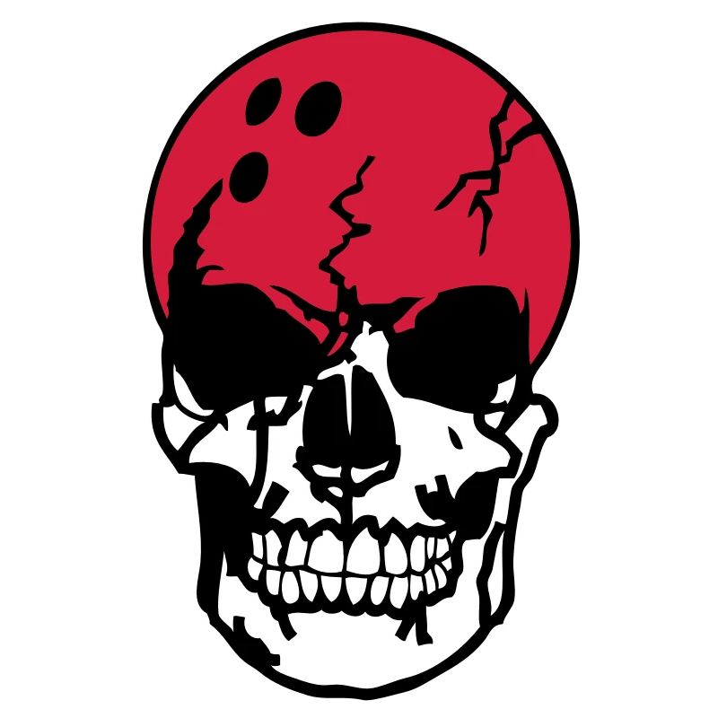 death bowling ball head dead skull11204