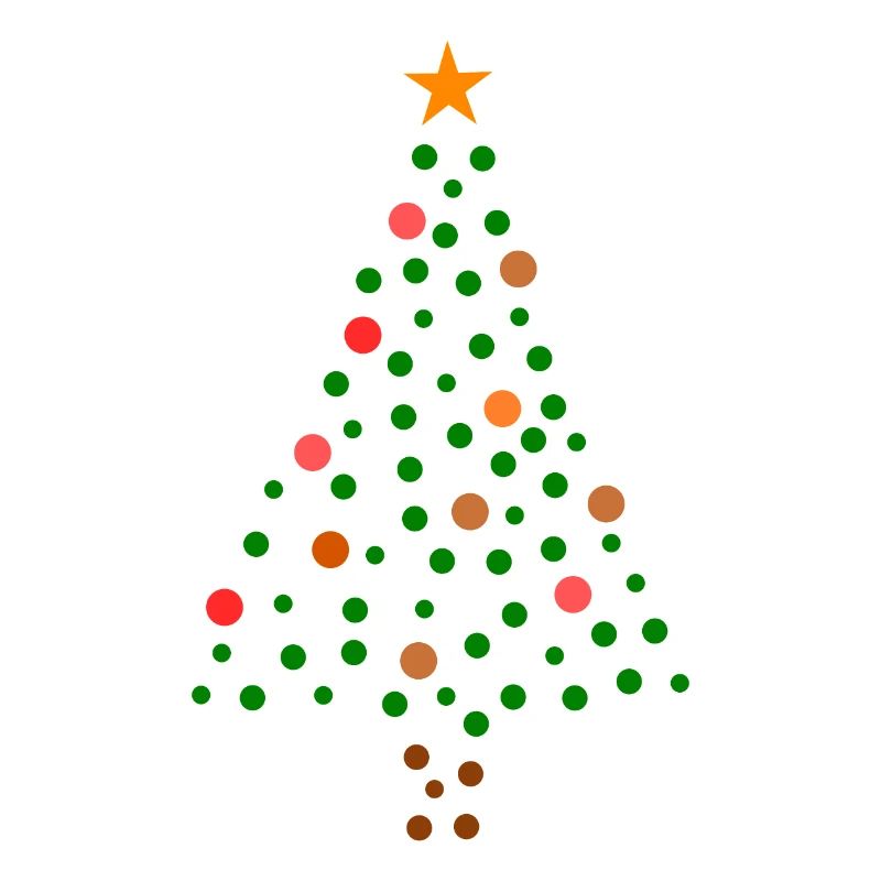 Sapin de Noël - Pointillé