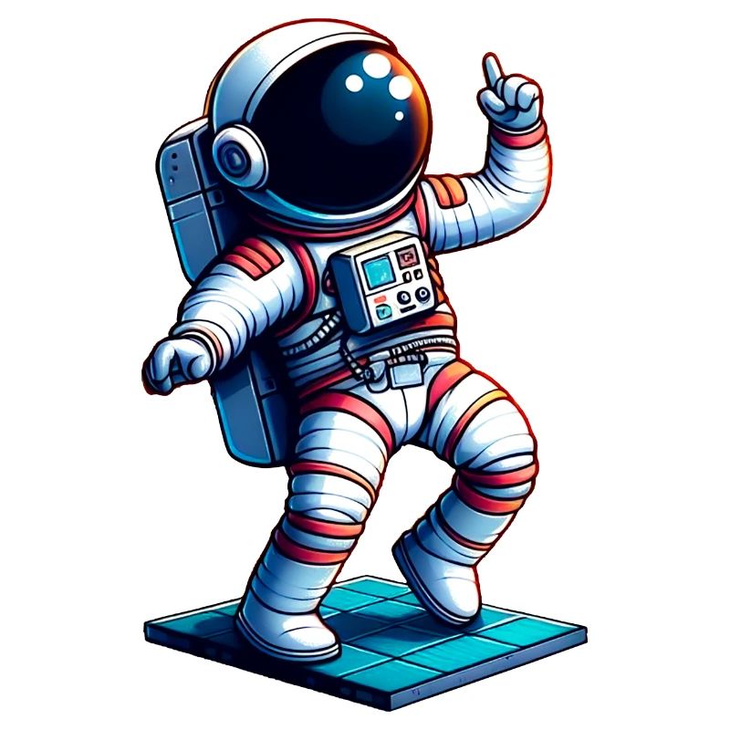 Héros De L'Espace - Mignon Astronaut