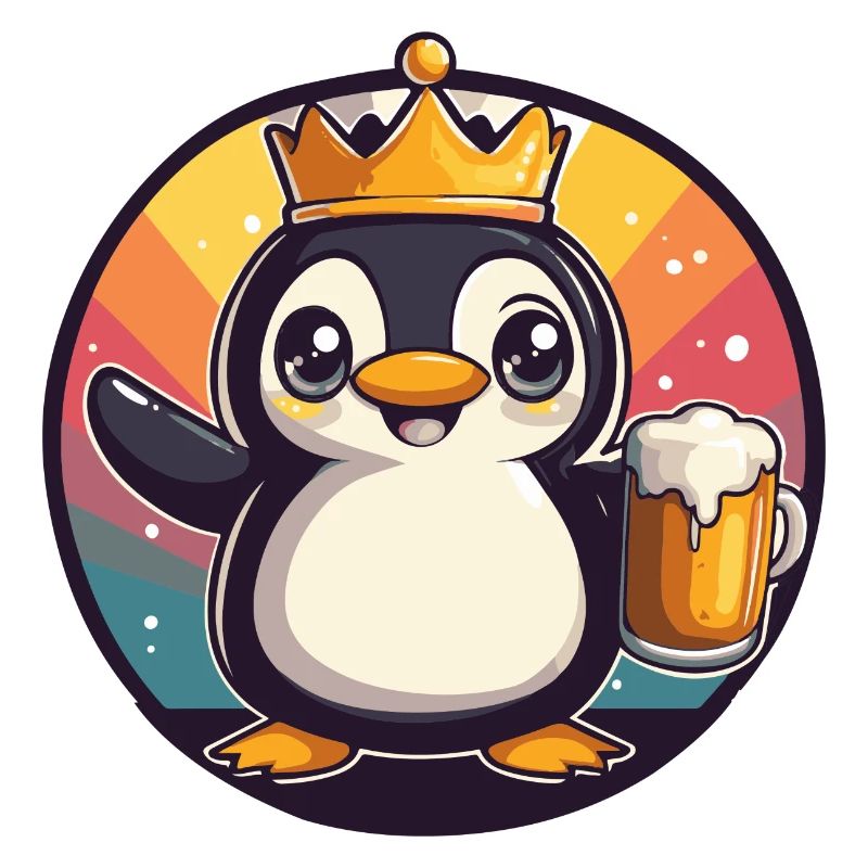 Pinguin Bier Comic