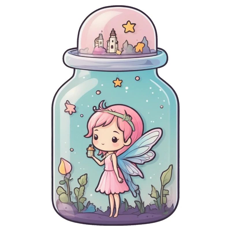 Fée dans une bouteille 02