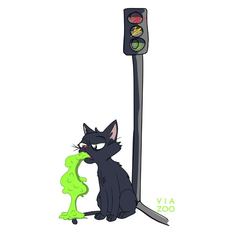 Sick Cat Viazoo