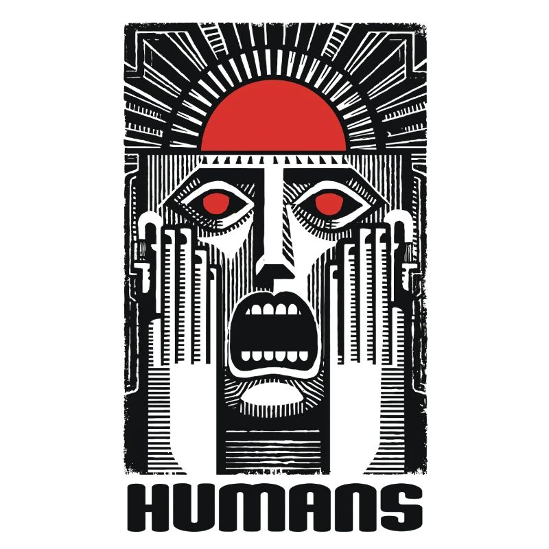 Sun Mask Human Face