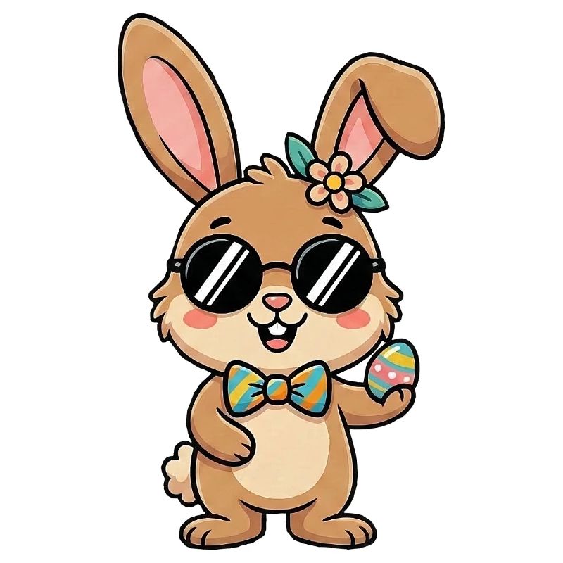 Lunettes de soleil de Pâques Cool Bunny