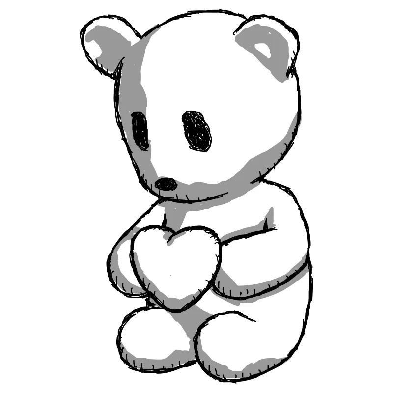 Teddy mit Herz