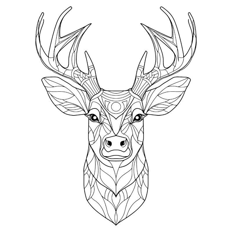 Essence de cerf : interprétation complexe de l’art au trait